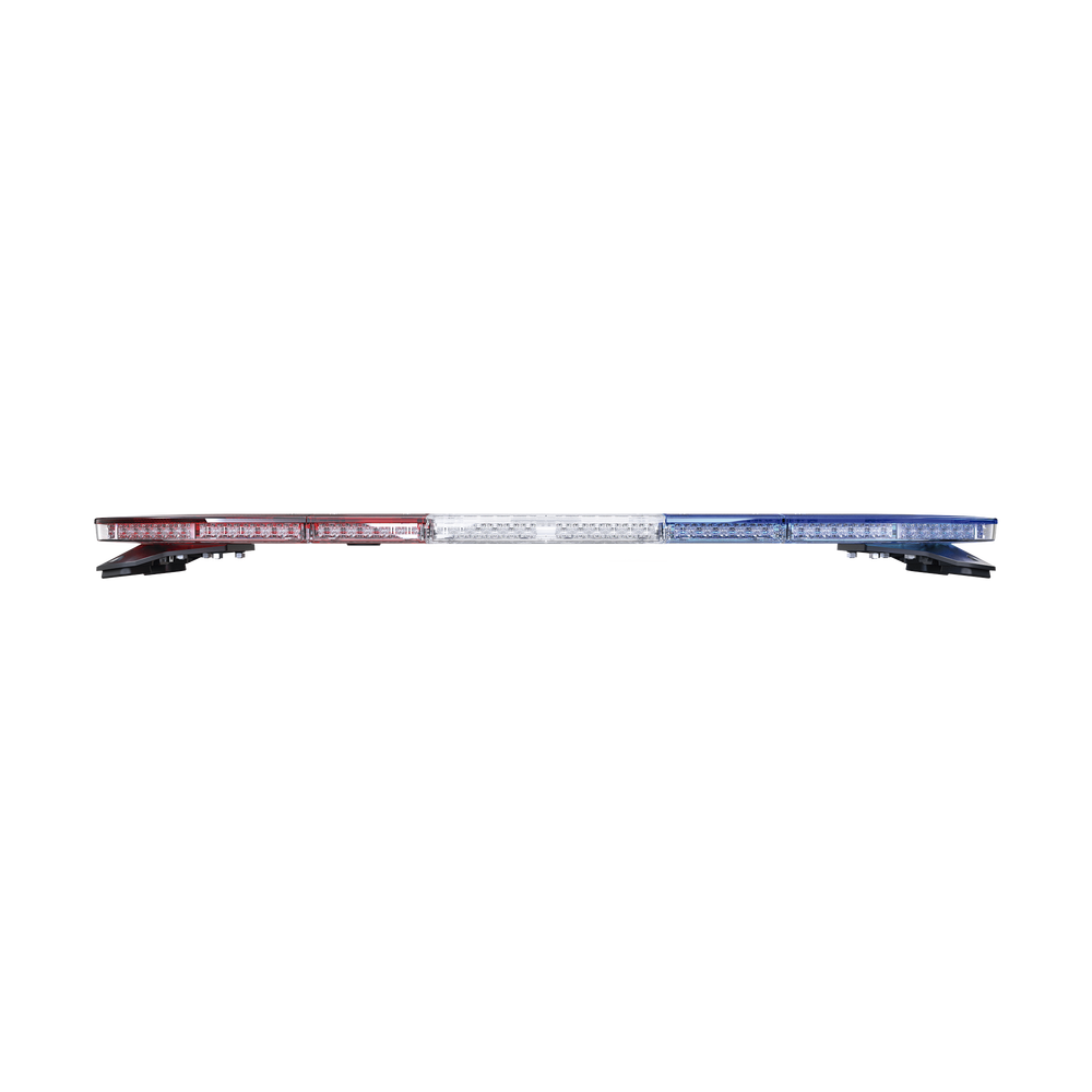 Barra de luces LED de 48", 216 LED, Dual Color, Programable,  Rojo/Azul/Ámbar/Claro, Ideal para Equipar Unidades de Seguridad Publica con Domos Rojo, Claro y Azul