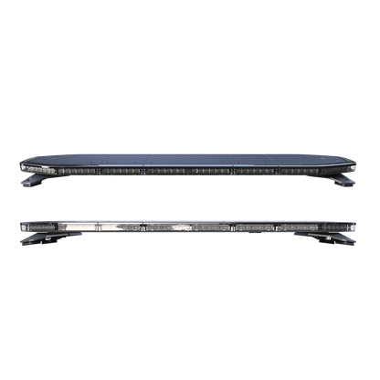 Barra de luces LED de 48", 216 LED, Dual Color, Programable,  Rojo/Azul/Ámbar/Claro, Ideal para Equipar Unidades de Seguridad Publica con Domos Rojo, Claro y Azul