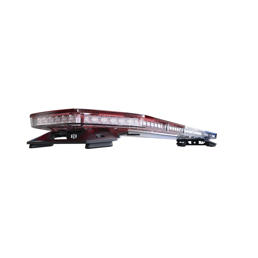 Barra de luces LED de 48", 216 LED, Dual Color, Programable,  Rojo/Azul/Ámbar/Claro, Ideal para Equipar Unidades de Seguridad Publica con Domos Rojo, Claro y Azul