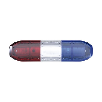Barra de luces LED de 48", 216 LED, Dual Color, Programable,  Rojo/Azul/Ámbar/Claro, Ideal para Equipar Unidades de Seguridad Publica con Domos Rojo, Claro y Azul