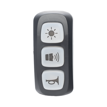Sirena/Bocina Compacta Para Motocicleta de 30 Watts, Incluye Controlador y Microfono