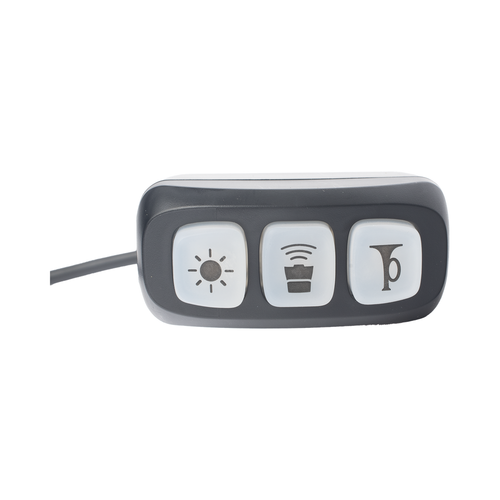 Sirena/Bocina Compacta Para Motocicleta de 30 Watts, Incluye Controlador y Microfono