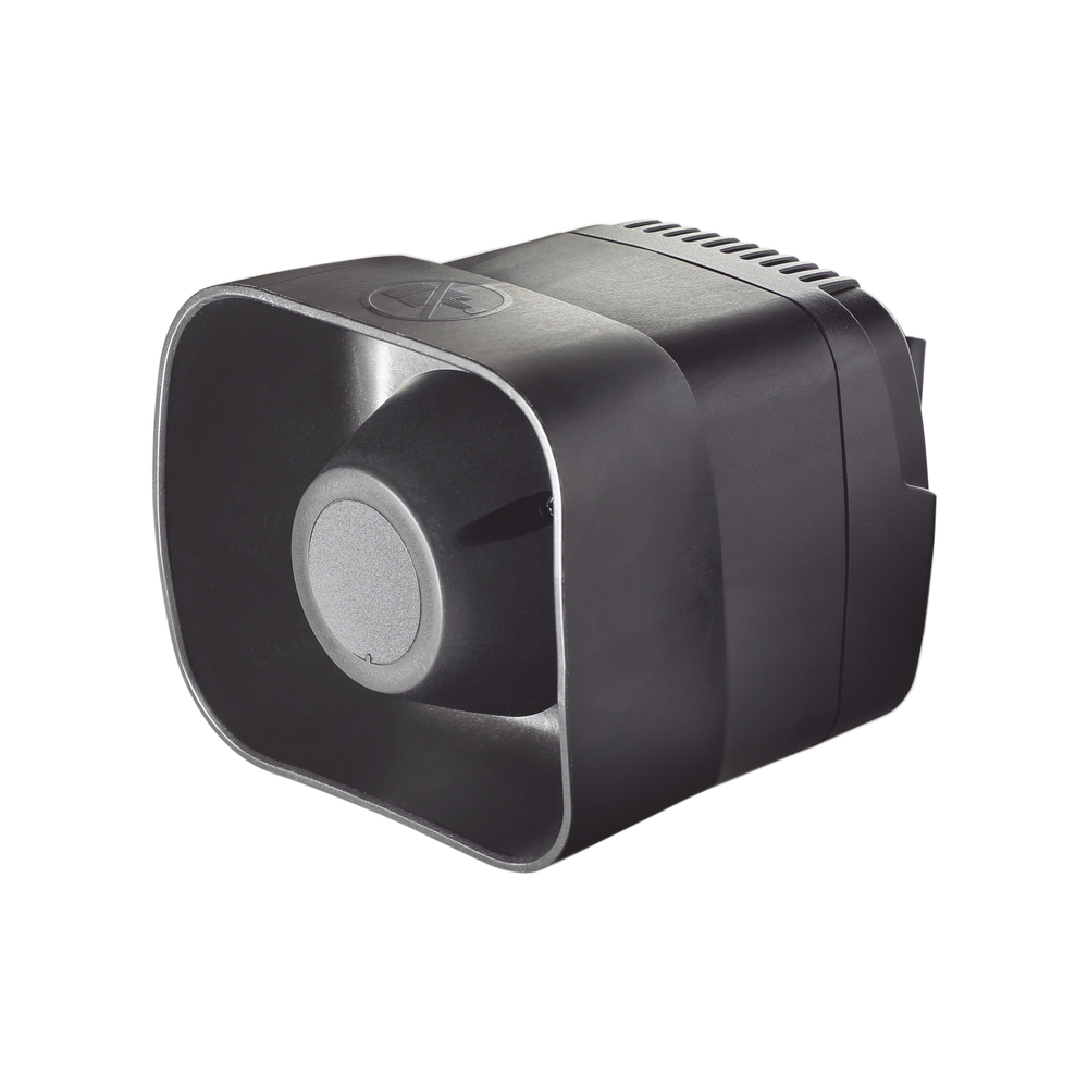 Sirena/Bocina Compacta Para Motocicleta de 30 Watts, Incluye Controlador y Microfono