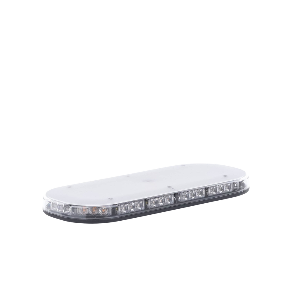 Mini barra de 42 LED, ámbar/blanco, 15 Pulgadas, SAE, Montaje Fijo Con Tornillos, 12-24 Vcd, Lente transparente