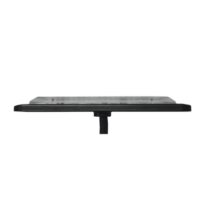 Luz Auxiliar de 6 LED, Ambar, Bisel Negro, Lente Transparente