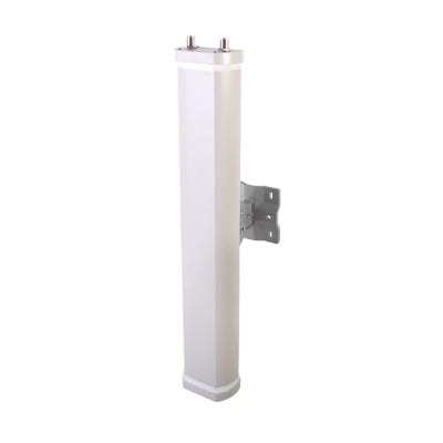 Antena Sectorial de 70° de Apertura en 2.4 GHz de 14 dBi  de Ganancia, Con 2 Conectores N-Hembra, Polaridad Cruzada