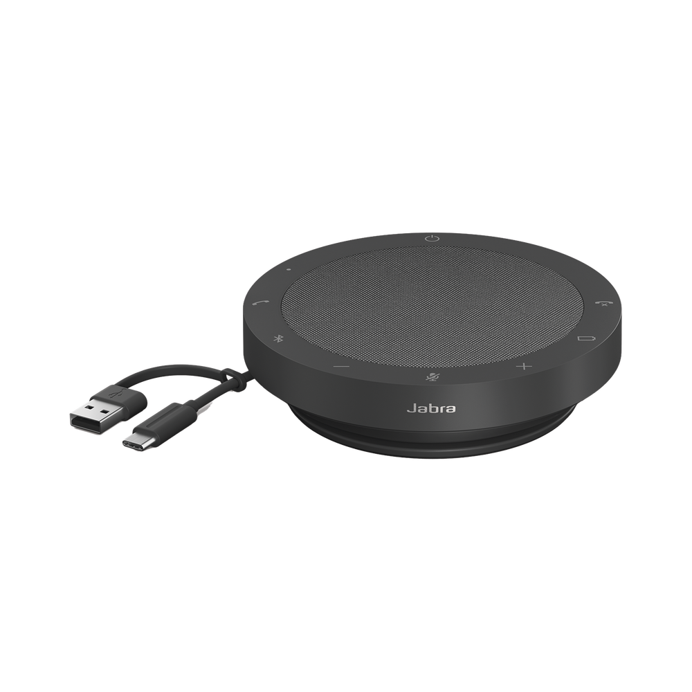 Speak 2 55 UC, Altavoz portátil con micrófono integrado, sonido increíble para conferencias y música, versión UC, Cancelación de eco acústico (AEC) (2755-209)