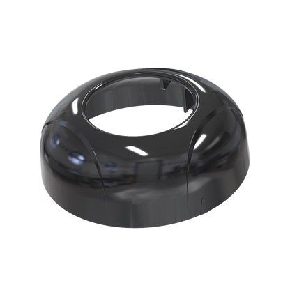 Estrobo Oculto de 12 LED, Brida negra, 12 Vcd, Clara, Lente transparente