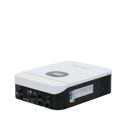 Inversor Cargador 3kW Compatible con Baterías de Litio, Monitoreo Remoto y Sincronización para Mayor Potencia, Operación 48Vcc