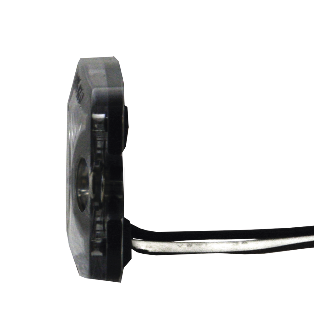 Luz Auxiliar de 4 LED, ámbar, SAE Clase I, Lente transparente