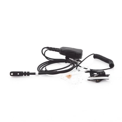 MICRÓFONO DE SOLAPA CON AUDÍFONO DISCRETO P/ KENWOOD Serie G/ 3230/ 2102G/ 2202L/ 2212L/ 2170/ 2360/ 2302/ 2312/ 2000/ 2402/ NX220/ NX240/ TKD240.