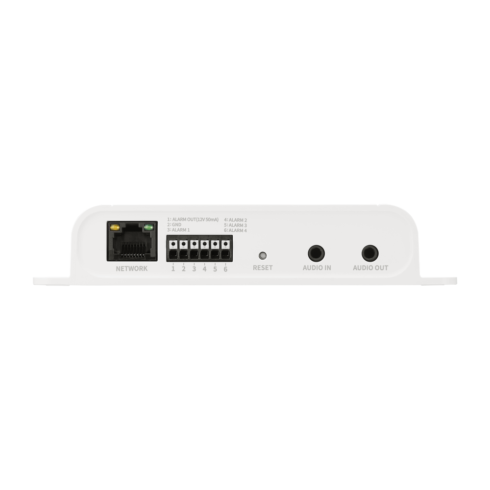 Modulo de E/S de Alarma y Audio por red para camaras PTZ Plus Wisenet