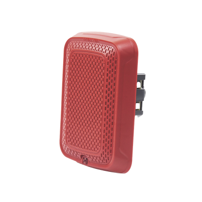 Bocina para Montaje en Pared, Color Rojo, Nuevo Diseño Moderno y Elegante y Menor Consumo de Corriente