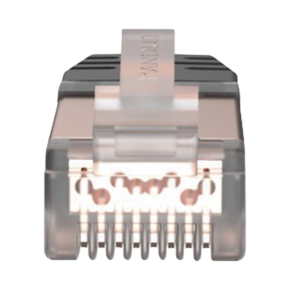 Plug RJ45 Cat6 Blindado, Para Cable Calibre 24-26 AWG, Chapado en Oro de 50 micras, Paquete de 100 Piezas