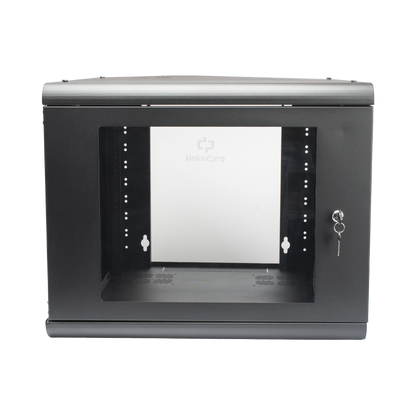 Gabinete de Pared 9U de 635 mm de Profundidad, Rack de 19 in en Acero Reforzado: Compacto y Resistente para Soluciones Profesionales