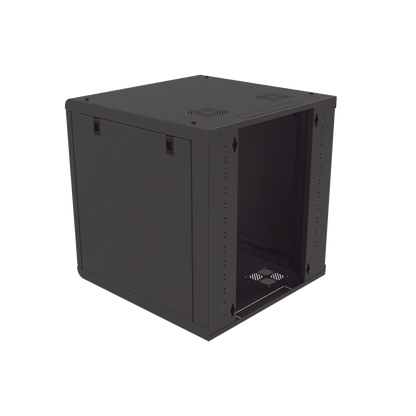 Gabinete de Pared 12U de 635 mm de Profundidad, Rack de 19 in en Acero Reforzado: Compacto y Resistente para Soluciones Profesionales
