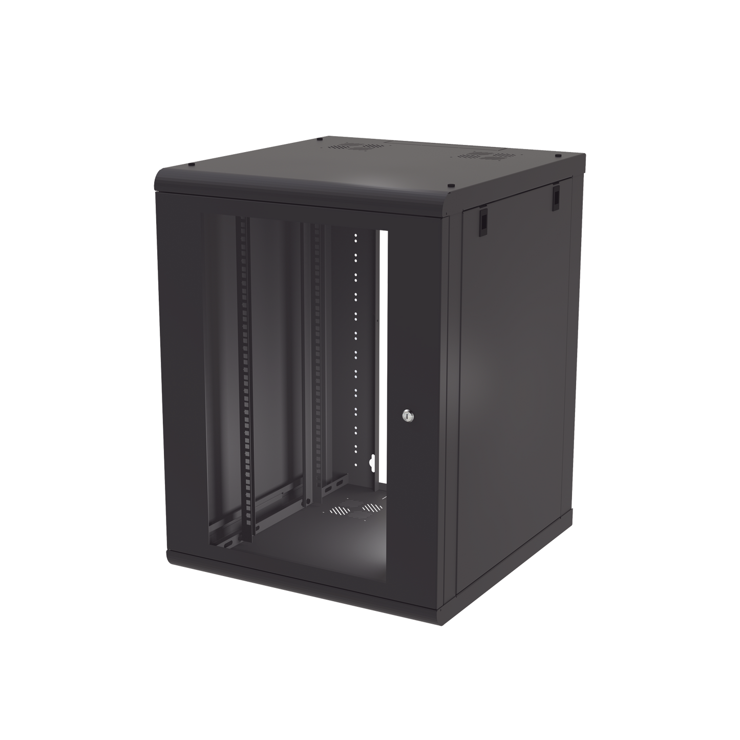 Gabinete de Pared 16U de 635 mm de Profundidad, Rack de 19'' en Acero Reforzado: Compacto y Resistente para Soluciones Profesionales