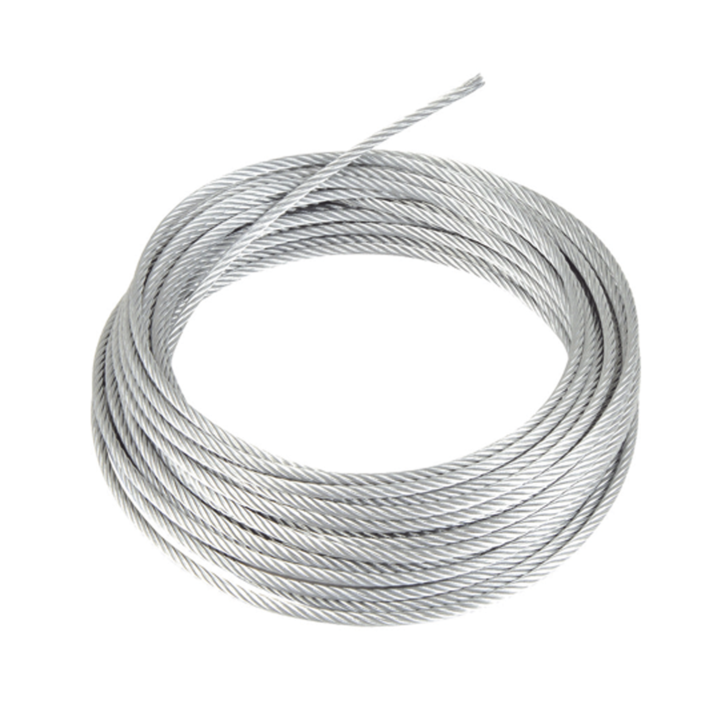 Retazo de 25 Metros, Retenida de 1/4" de Alta Resistencia, Galvanizado clase A.