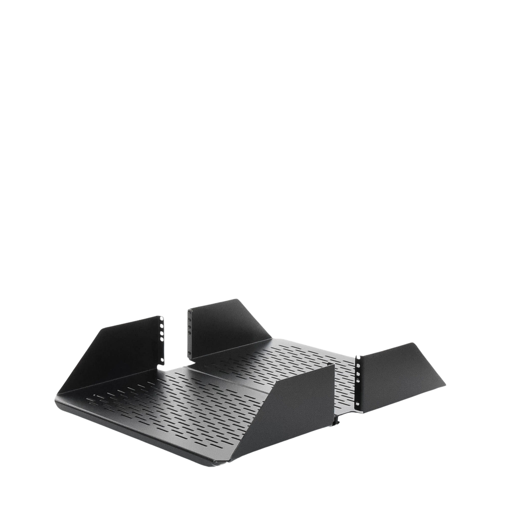 Charola Para Soportar Equipos en Rack de 19in, Ventilada, Frontal y Posterior, Capacidad de 136 Kg, 3UR