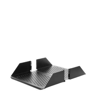 Charola Para Soportar Equipos en Rack de 19in, Ventilada, Frontal y Posterior, Capacidad de 136 Kg, 3UR