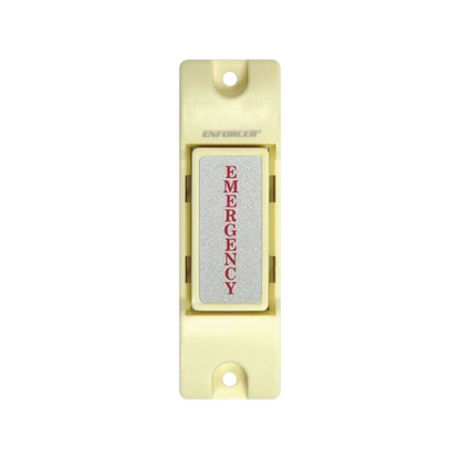 Botón de Emergencia / Botón de Pánico /  Ideal como botón de pánico / Montaje de Superficie / Relevador NC/NO Momentáneo /  Uso con Sirenas y Estrobos / Ideal para Control de Acceso