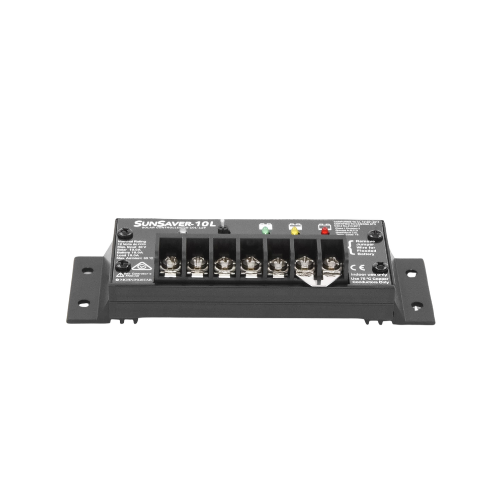 Controlador de Carga Solar SunSaver PWM 10 A / 12 VCC / Encapsulado Epóxico / Clase 1 Div 2 / Compensación de Temperatura