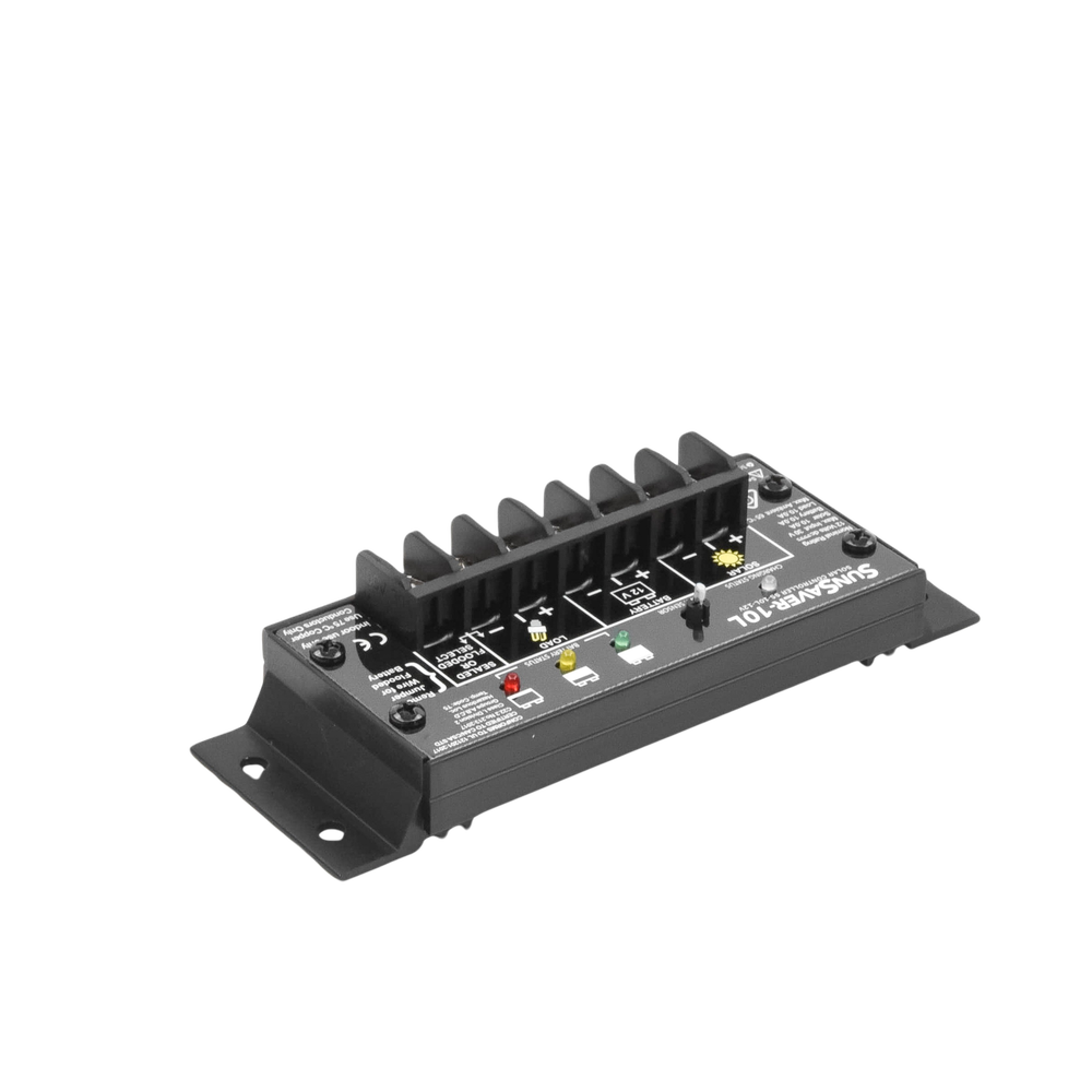 Controlador de Carga Solar SunSaver PWM 10 A / 12 VCC / Encapsulado Epóxico / Clase 1 Div 2 / Compensación de Temperatura