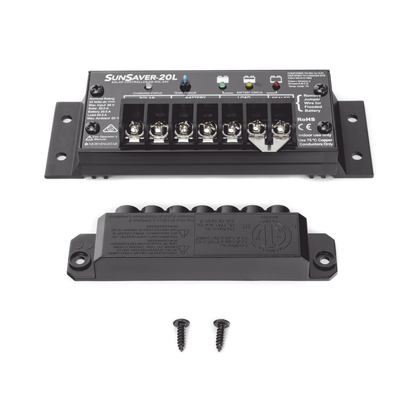 Controlador de Carga Solar SunSaver PWM 20 A / 12 VCC / Encapsulado Epóxico / Clase 1 Div 2 / Compensación de Temperatura