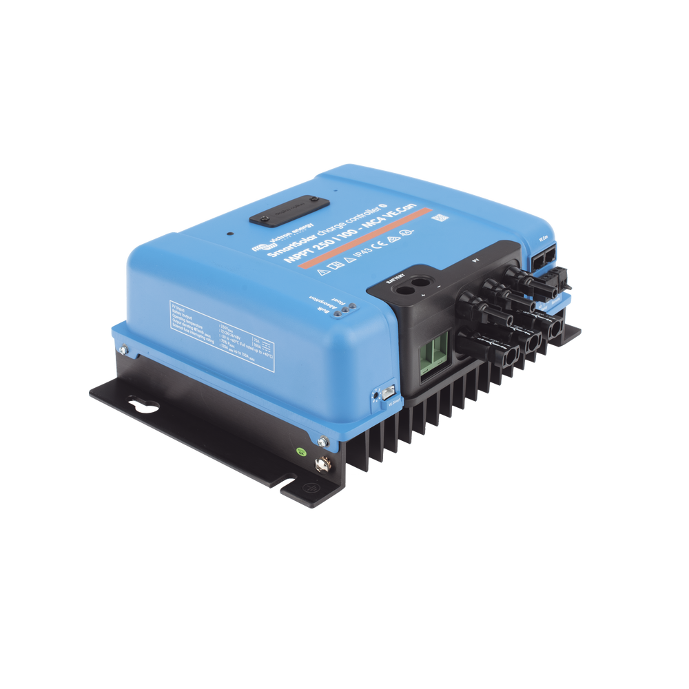 SmartSolar MPPT 250/100-MC4. Controlador Solar MPPT 100A, Voltaje: 48 Vcc. Para uso con Inv. Cargadores Victron