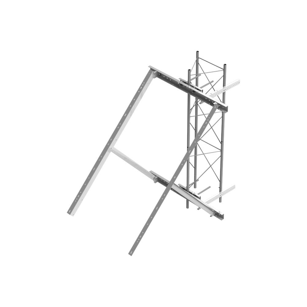 Montaje para Panel Solar de Poste o Torre Galvanizado Electrolítico (Ver Compatibilidad).