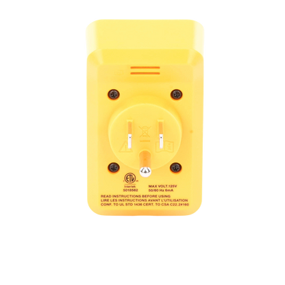 Probador de Tomacorriente Eléctrico Estándar o GFCI con Señal Acústica, Con LEDs de Alto Brillo y Gráfico Incluido Para Verificar Rápida y Fácilmente el Cableado