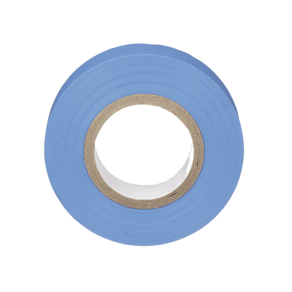 Cinta Eléctrica STRONGHOLD para Aislar, de PVC, Uso General Reparación y Mantenimiento, Grosor de 0.18mm (7 mil), Ancho de 19mm, y 20.12m de Largo, Color Azul