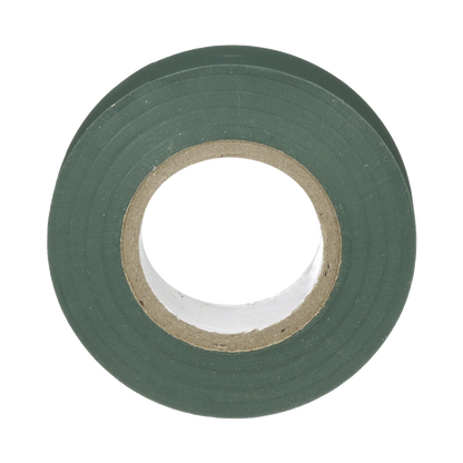 Cinta Eléctrica STRONGHOLD para Aislar, de PVC, Uso General Reparación y Mantenimiento, Grosor de 0.18mm (7 mil), Ancho de 19mm, y 20.12m de Largo, Color Verde