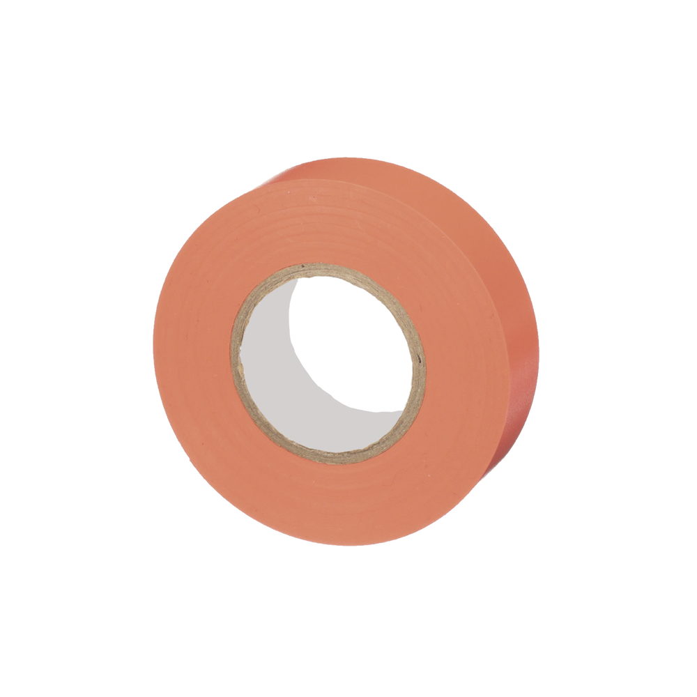Cinta Eléctrica STRONGHOLD para Aislar, de PVC, Uso General Reparación y Mantenimiento, Grosor de 0.18mm (7 mil), Ancho de 19mm, y 20.12m de Largo, Color Naranja