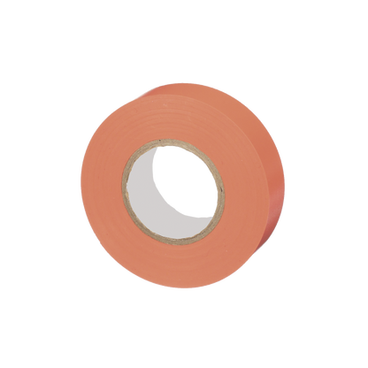 Cinta Eléctrica STRONGHOLD para Aislar, de PVC, Uso General Reparación y Mantenimiento, Grosor de 0.18mm (7 mil), Ancho de 19mm, y 20.12m de Largo, Color Naranja