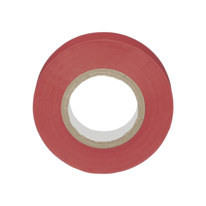 Cinta Eléctrica STRONGHOLD para Aislar, de PVC, Uso General Reparación y Mantenimiento, Grosor de 0.18mm (7 mil), Ancho de 19mm, y 20.12m de Largo, Color Rojo