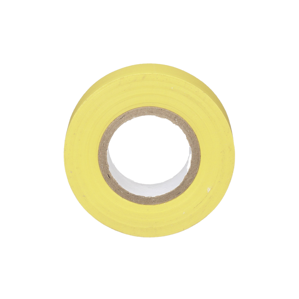 Cinta Eléctrica STRONGHOLD para Aislar, de PVC, Uso General Reparación y Mantenimiento, Grosor de 0.18mm (7 mil), Ancho de 19mm, y 20.12m de Largo, Color Amarillo