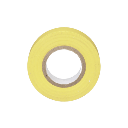 Cinta Eléctrica STRONGHOLD para Aislar, de PVC, Uso General Reparación y Mantenimiento, Grosor de 0.18mm (7 mil), Ancho de 19mm, y 20.12m de Largo, Color Amarillo