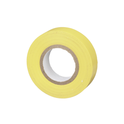 Cinta Eléctrica STRONGHOLD para Aislar, de PVC, Uso General Reparación y Mantenimiento, Grosor de 0.18mm (7 mil), Ancho de 19mm, y 20.12m de Largo, Color Amarillo