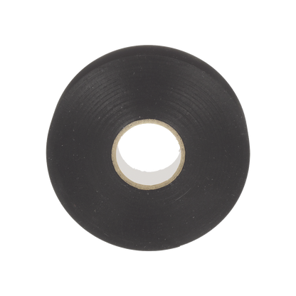 Cinta Eléctrica STRONGHOLD para Aislar, de PVC, Uso Profesional en Construcción Eléctrica, Grosor 0.18mm (7 mil), Ancho 19mm, y 20m Largo, Color Negro.