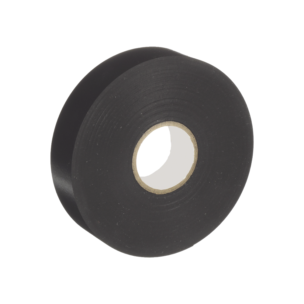 Cinta Eléctrica STRONGHOLD para Aislar, de PVC, Uso Profesional en Construcción Eléctrica, Grosor 0.18mm (7 mil), Ancho 19mm, y 20m Largo, Color Negro.