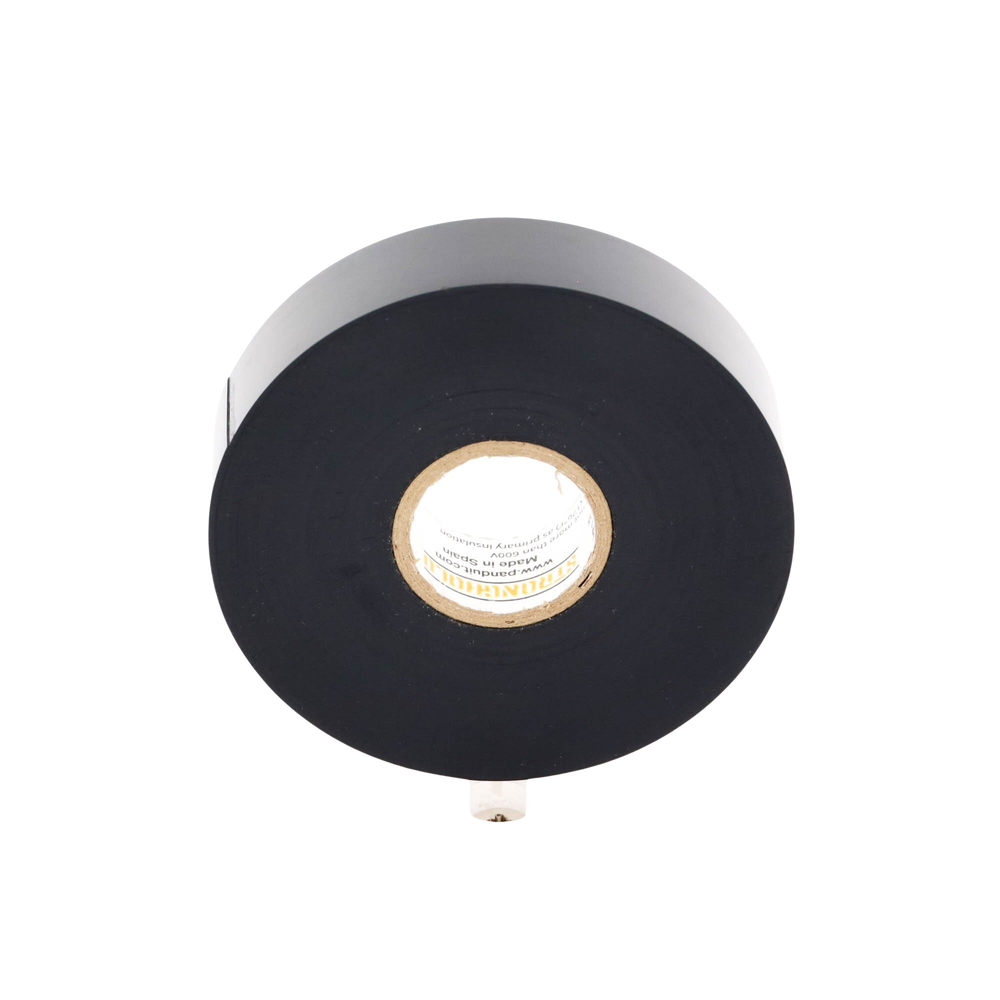 Cinta Eléctrica STRONGHOLD para Aislar, de PVC, Trabajo Pesado Eléctrico Industrial (Soporta abrasión, UV, agua, aceite y corrosión), Grosor de 0.21 mm (8.5 mil), Ancho de 19 mm, y 20 m de Largo, Uso Interior/Exterior, Color Ne