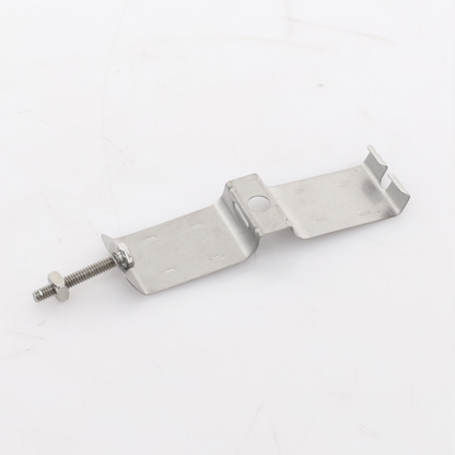 Sujetador de Doble Click para Cable Coaxial de 1 1/4 Pulgadas - Paquete de 10 Piezas