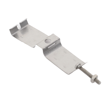 Sujetador de Doble Click para Cable Coaxial de 1 1/4 Pulgadas - Paquete de 10 Piezas