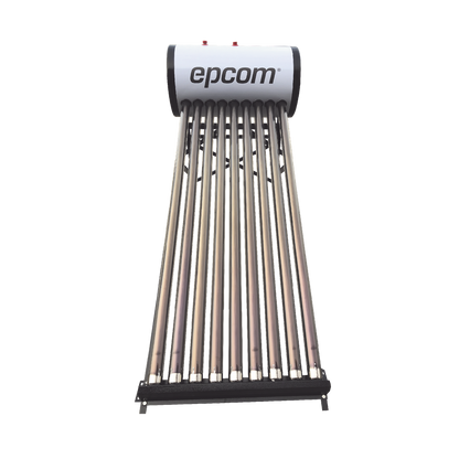 Bóiler Solar de 90L, Baja Presión con 9 Tubos de Vacío de Mayor Resistencia y Termotanque Inoxidable de Grado Alimenticio, Resistentes a Granizo de Hasta 25 mm/ l , Incluye Anodo de Magnesio