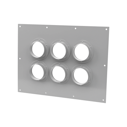 Placa Pasamuro con Capacidad de 6 Botas de 4