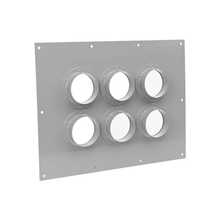 Placa Pasamuro con Capacidad de 6 Botas de 4