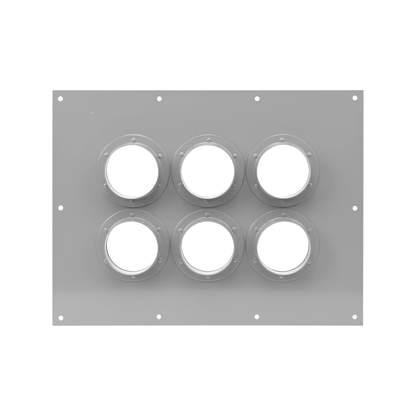Placa Pasamuro con Capacidad de 6 Botas de 4