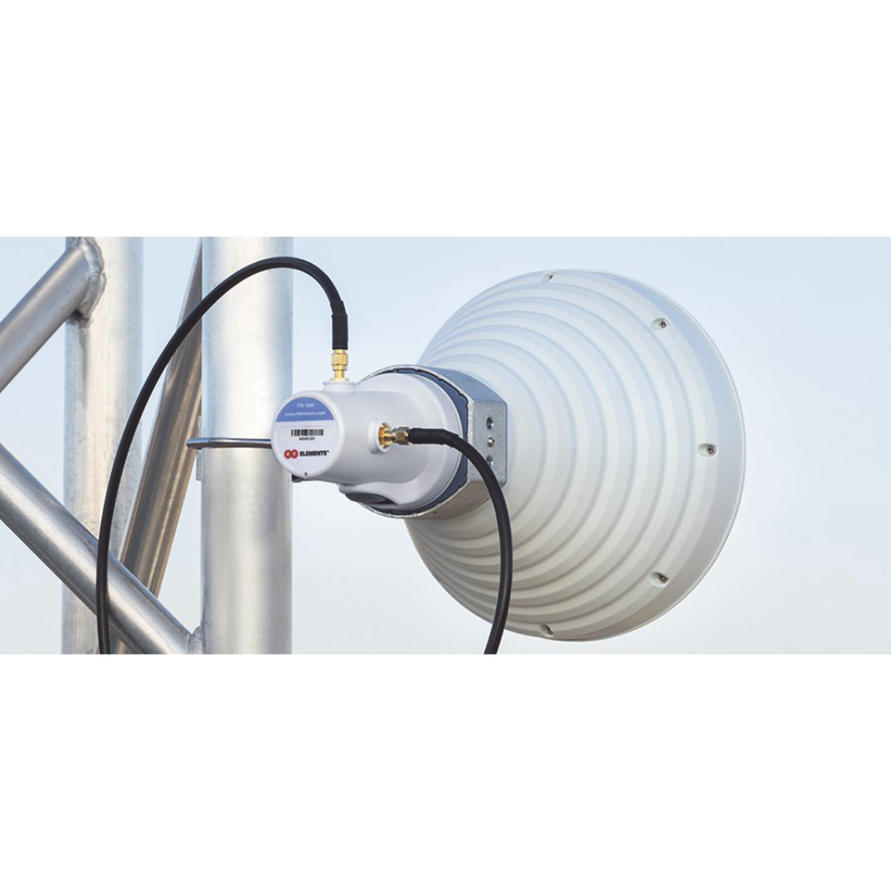 Antena Sectorial Simétrica Starter Horn de 30º, 5150 - 5950 MHz, ganancia de 18 dBi, conexión RP-SMA