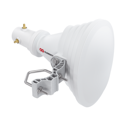 Antena Sectorial Asimétrica Starter Horn de 45º, 5150 - 5950 MHz, ganancia de 17 dBi, conexión directa con radios IS-5AC, PS-5AC y IS-M5, conexión RP-SMA